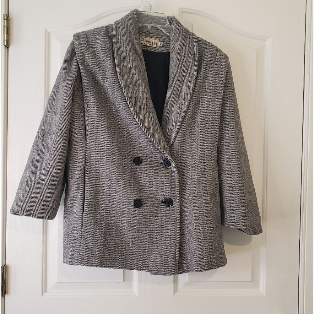 Herman Kay Woolblend Coat Size 12P